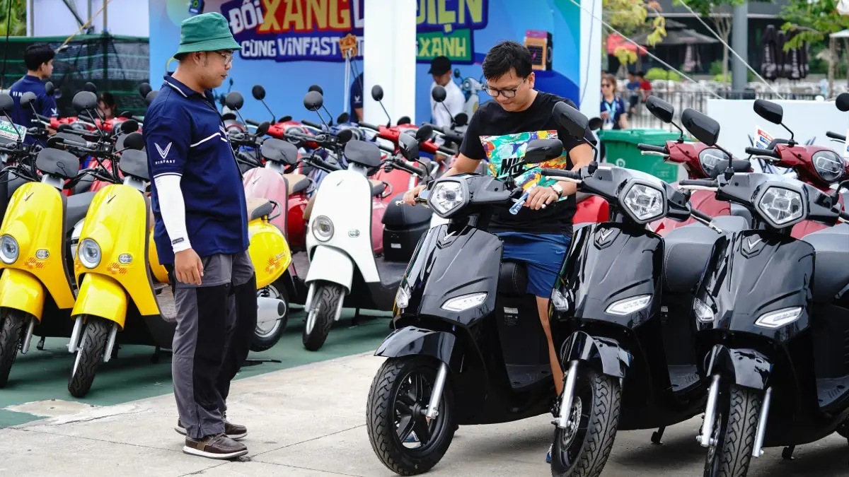 Việt Nam là thị trường xe máy điện lớn thứ ba thế giới